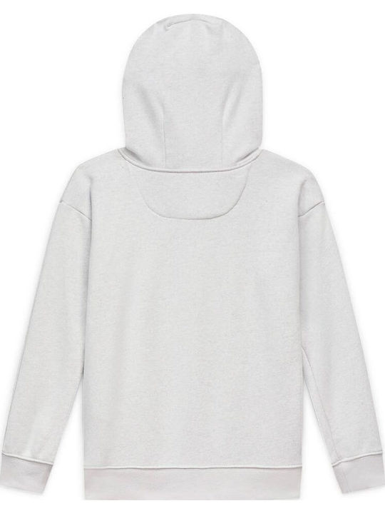 Kids Sweatshirt with Hood and Pockets White