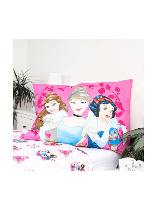 Heart Bedding Conținut set Husă de pilotă pentru copii Single cu față de pernă Bumbac Roz 140x200cm
