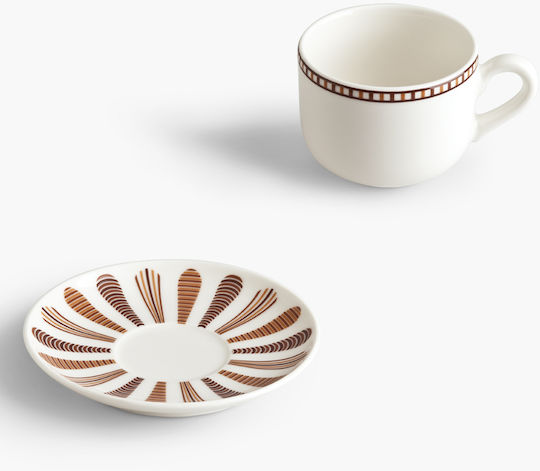 Ionia Mideia Cup Tea Porcelain White 250ml