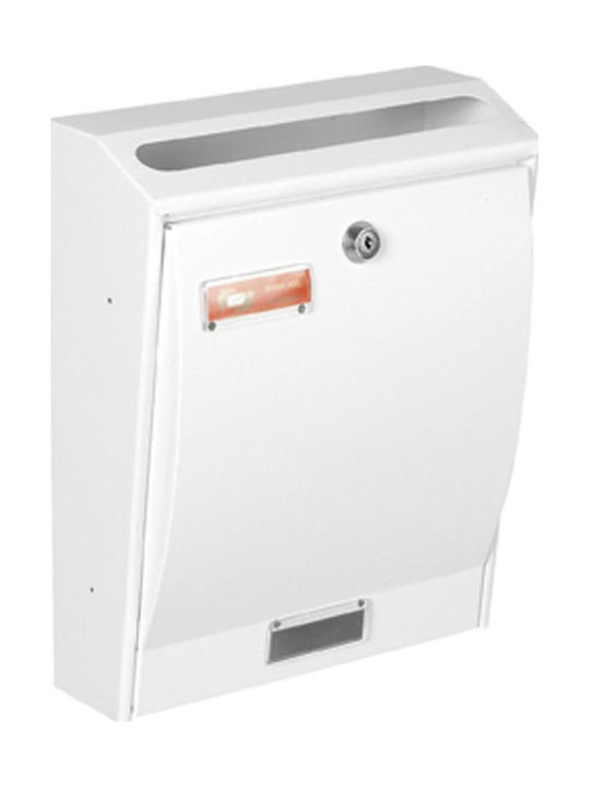 Viometal LTD Бон 308 Пощенска Кутия Металик в Златист Цвят 24x6.6x30см