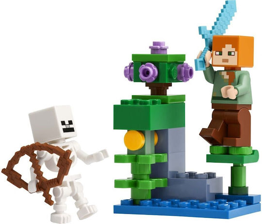 LEGO Minecraft The Lush Cave Fight За 6+ Години 40 Бройки