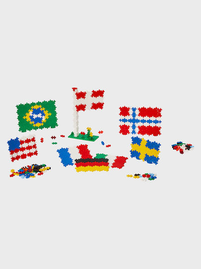 Plus Plus Building Blocks Flags of the World for 5+ Years 700 Pieces