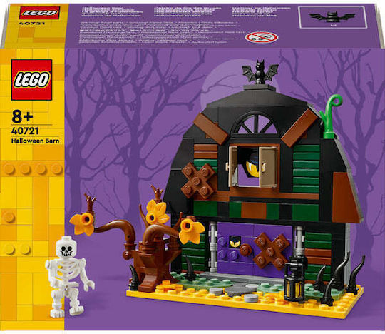 LEGO Building Blocks Halloween Barn for 8+ Years 205 Pieces