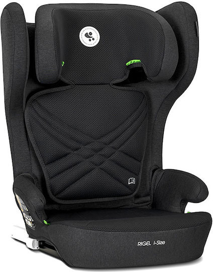 Lorelli Rigel Детско Столче за Кола High-back Booster i-Размер с Isofix Черно 15-36 кг