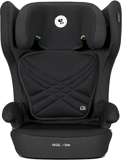 Lorelli Rigel Детско Столче за Кола High-back Booster i-Размер с Isofix Черно 15-36 кг