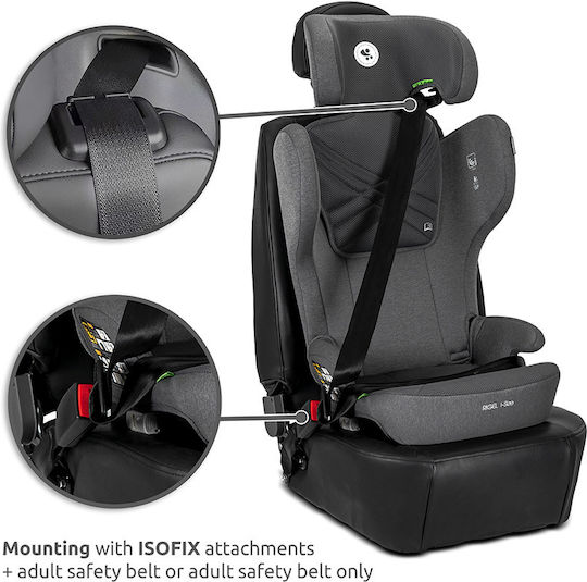 Lorelli Rigel Καθισματάκι Αυτοκινήτου High-back Booster i-Size με Isofix Beige 15-36 kg