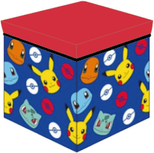 Pokemon Παιδικό Κουτί Αποθήκευσης από Ύφασμα 30x30x30cm