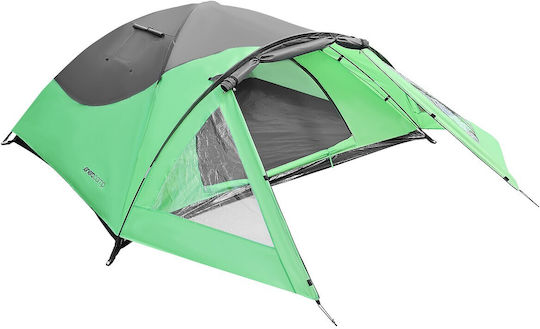 Summer Camping Igloo Mountaineering Grey for 4 People Waterproof 3000mm 330x250x95cm