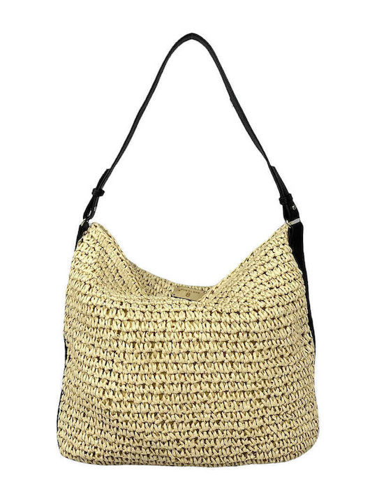 Bag to Bag Сламена Плажна чанта Черна