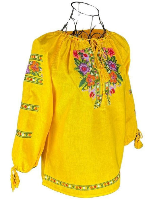 Kids' Shirt Long Sleeve Yellow