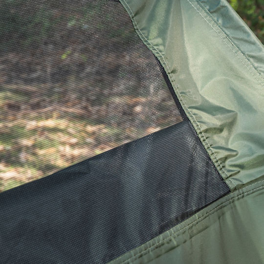 SoBuy Sommer Campingzelt Iglu Grün für 2 Personen 193x145x188cm