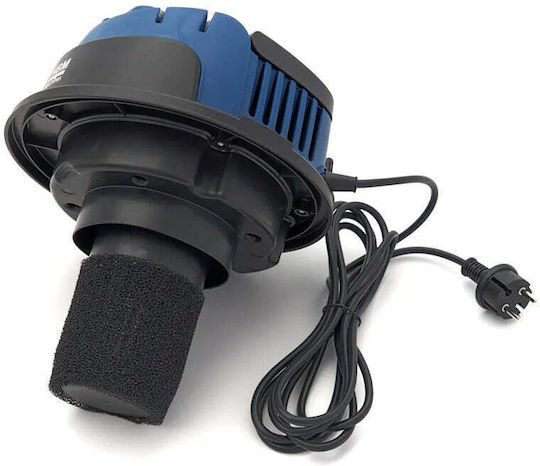 HBM Machines Wet-Dry Vacuum Cleaner 1000W with Plastic Drum 15L Grey