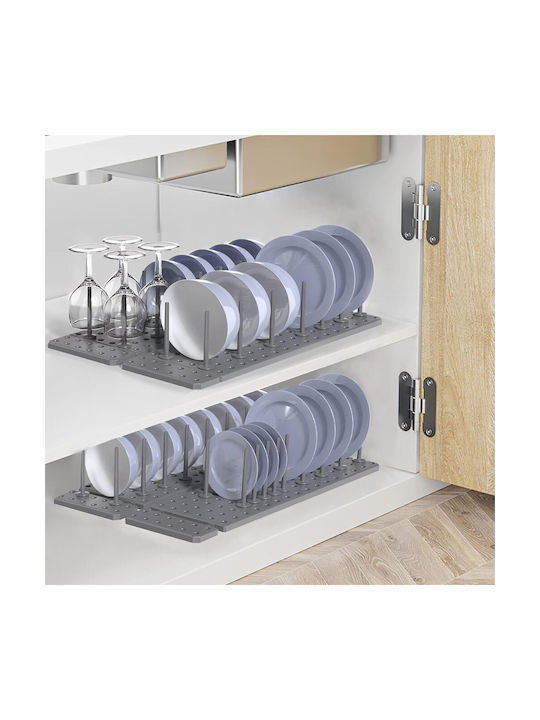 Plastic Cupboard Shelf 54x15x10cm Black