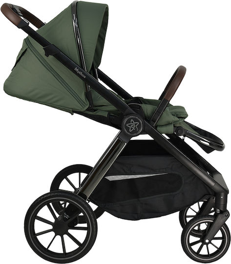Bebe Stars Mythos Ρυθμιζόμενο Καρότσι 2 σε 1 Kατάλληλο για Nεογέννητο Green