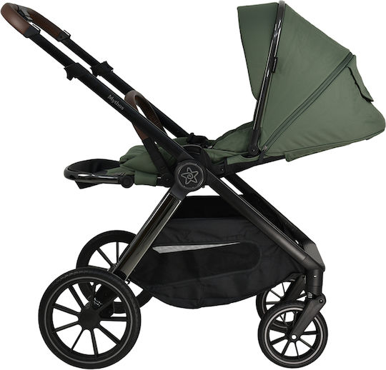 Bebe Stars Mythos Ρυθμιζόμενο Καρότσι 2 σε 1 Kατάλληλο για Nεογέννητο Green