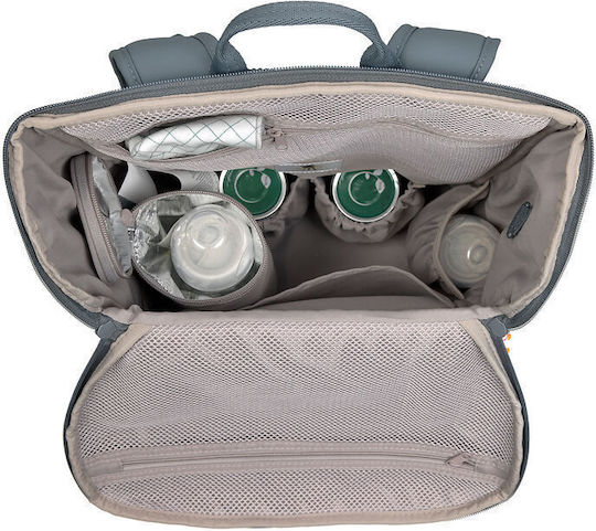 Casual Green Label Slender Up Reflective Anthracite Backpack