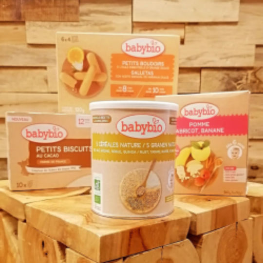 Babybio Μπισκότα Χωρίς Προσθήκη Ζάχαρης 120gr για 15+ μηνών