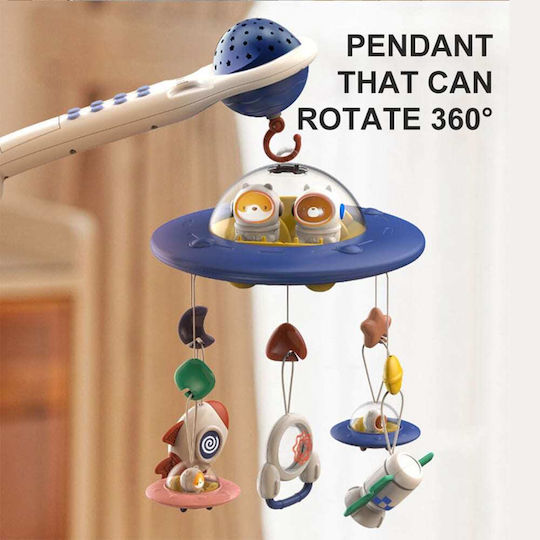 Bebe Stars Mobile for Cot with Music Spaceship for Newborns