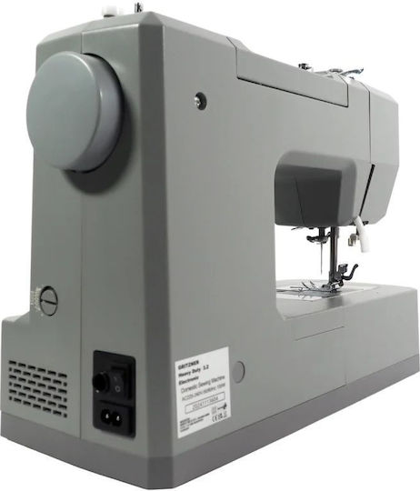 Gritzner Professionelle Nähmaschine Heavy Duty 3.2 Elektronik Graue
