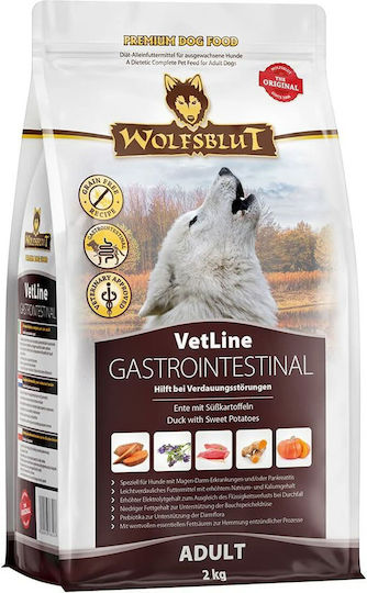 Wolfsblut 2kg Ξηρά Τροφή χωρίς Σιτηρά & Γλουτένη για Ενήλικους Σκύλους με Πάπια