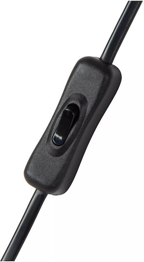 Lucide Lightning Macia Πορτατίφ για Ντουί E14 με Λευκό Καπέλο και Πορτοκαλί Βάση