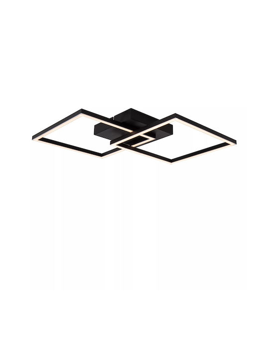 Lucide Lightning Arianne Ceiling Mount Light Black with Integrated LED