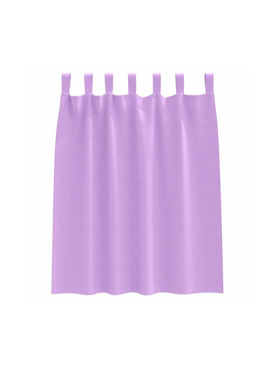 vidaXL Set of Purple Blackout Curtains for Window with Tab Top 140x140cm
