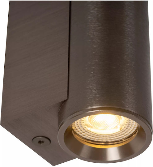 Lucide Lightning Dupla Single Spot with Socket GU10 in Orange Color