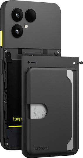 Fairphone Card Holder Fairphone 6 Modular Plastic 3 Cards Black