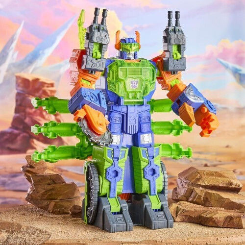 Actionfigur Cyberworld - Scorponok Strike Battle Transformatoren mit Sounds und Licht für 6+ Jahre 35cm