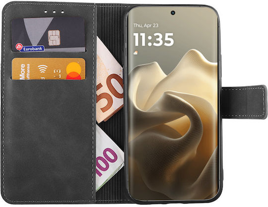 Lime Book Synthetic Leather / Silicone Gray (Motorola Moto Edge 60 Pro 5G)