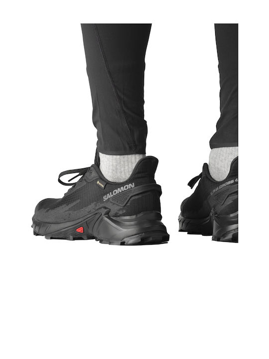 Alphacross 4 GTX Ανδρικά Αθλητικά Παπούτσια Trail Running Αδιάβροχα με Μεμβράνη Gore-Tex Μαύρα