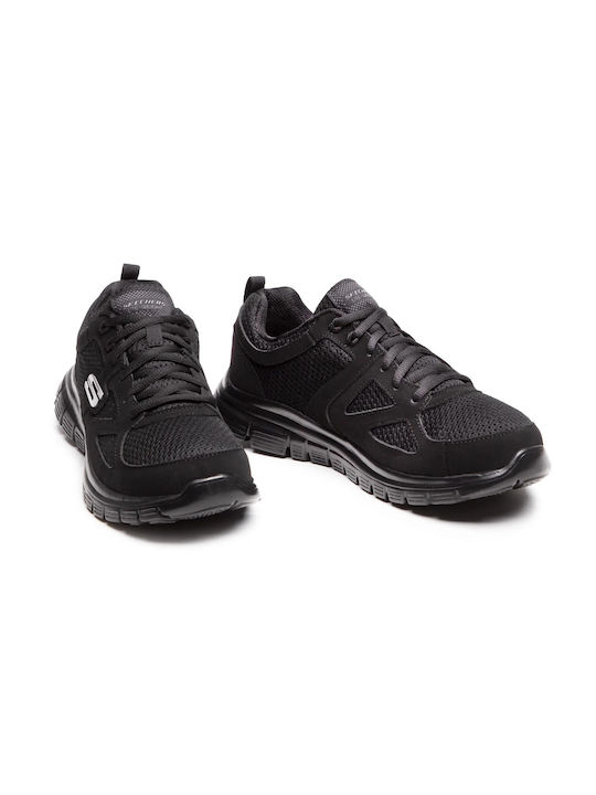 Lite-Weight QTR Overlay Sport Shoes Running Black