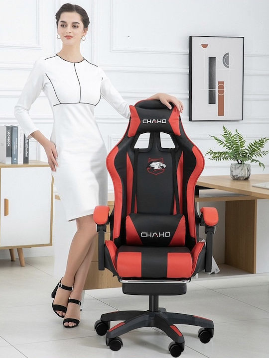 ForAll M8301-1 Gaming Stuhl mit Fußstütze Black / Red