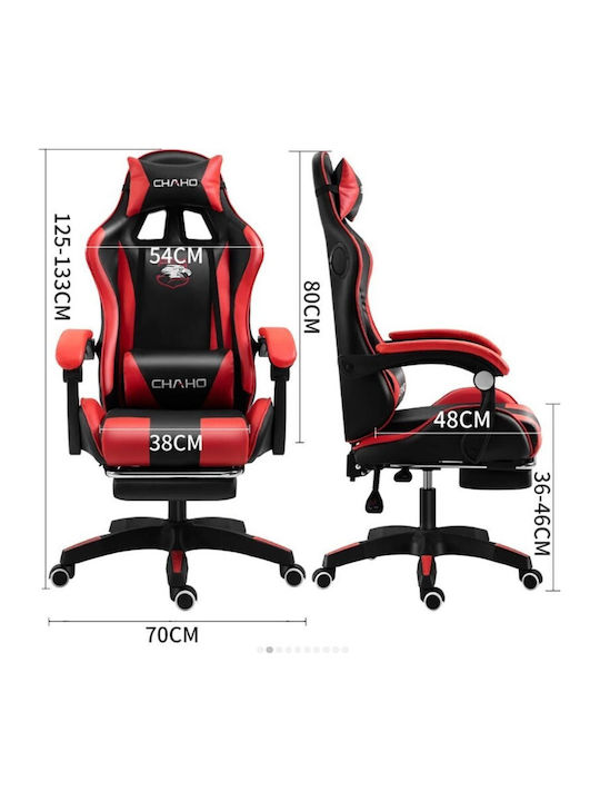 ForAll M8301 Gaming Chair with Footrest Black / White