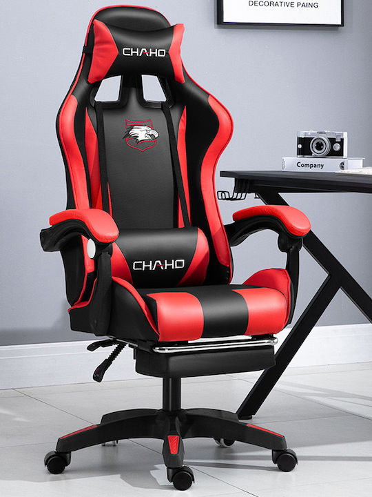 ForAll M8301-1 Gaming Stuhl mit Fußstütze Black / Red