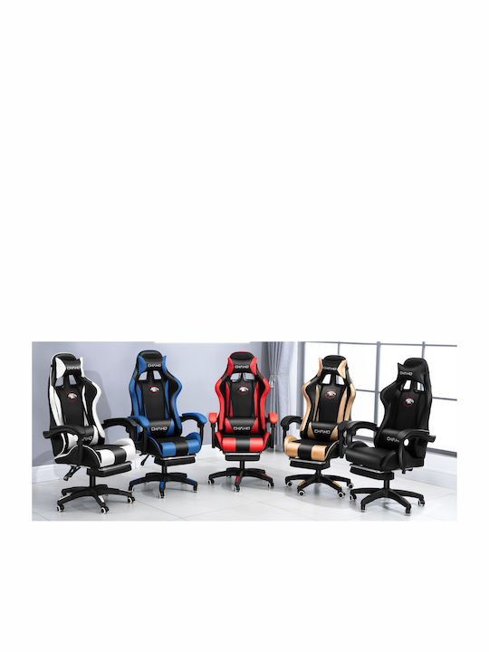 ForAll M8301 Gaming Chair with Footrest Black / White