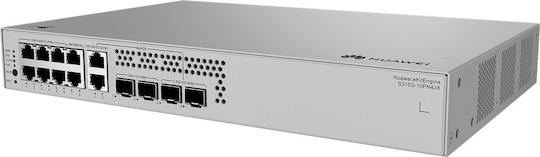 Huawei eKitEngine S310S-10PN4JX Unmanaged L2 Switch με 8 Θύρες Gigabit (1Gbps) Ethernet και 4 SFP Θύρες