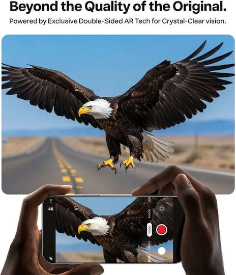 Torras Προστασία Κάμερας Tempered Glass Μαύρο για το iPhone 17 Pro, iPhone 17 Pro Max