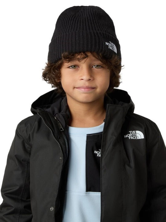 Kids Beanie Knitted Black