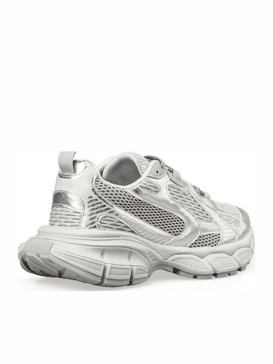 Name Loading Chunky Sneakers Silver