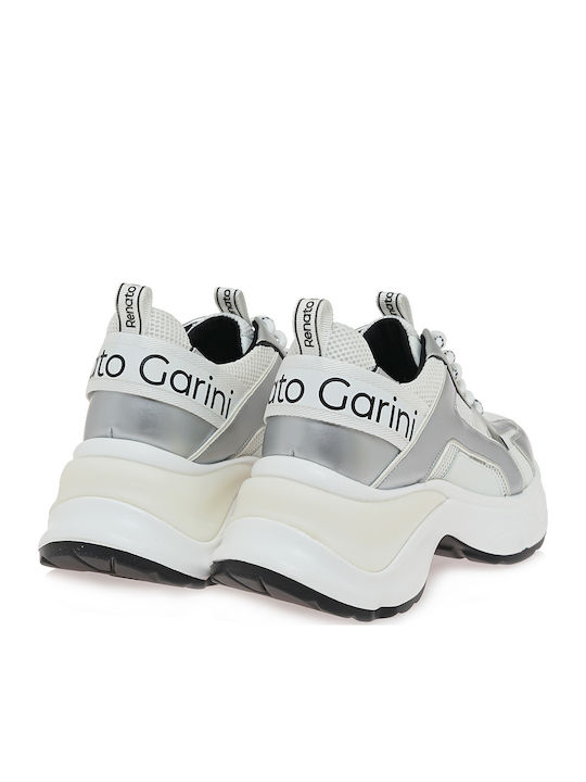 Sneakers White Silver