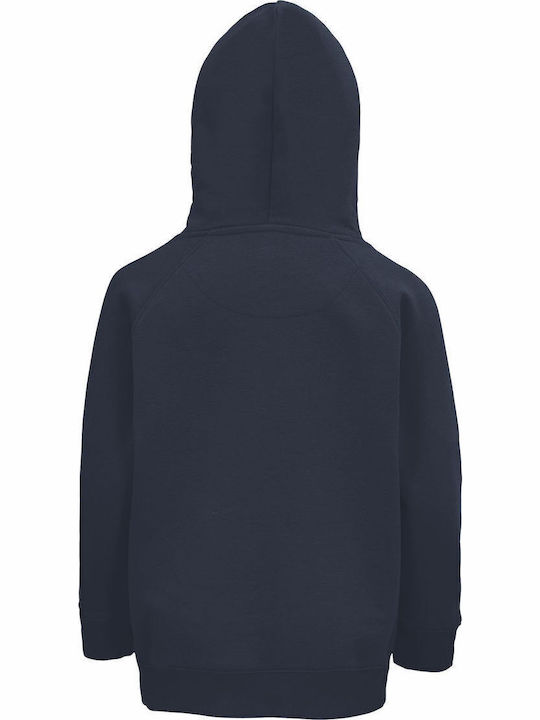 Kids Sweatshirt with Hood and Pockets French Navy Blackpink The Band, Kpop, Members Fanart Design