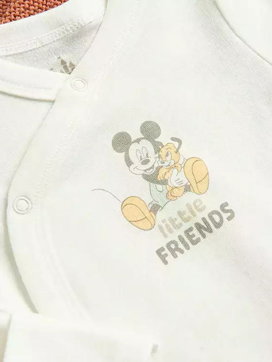 Cool Club Mickey Mouse Дълъг ръкав White 2бр