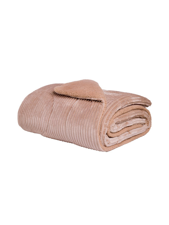 Das Home Duvet Cover with Hollowfiber Filling Single 160x220cm 1363 Nude 750 GSMGsm 12 togs Togs