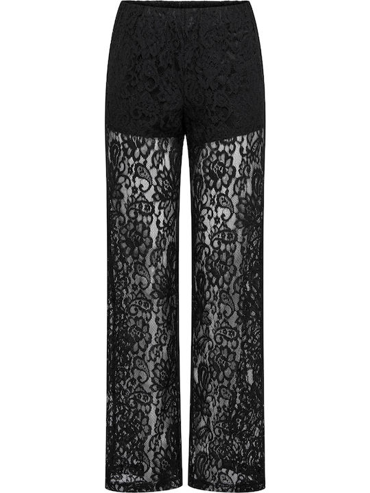 Mw Dama Tesatura Pantaloni Black