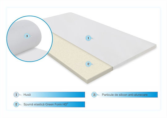 Green Future Ανώστρωμα Basic Comfort Υπέρδιπλο Foam 160x190x3εκ.