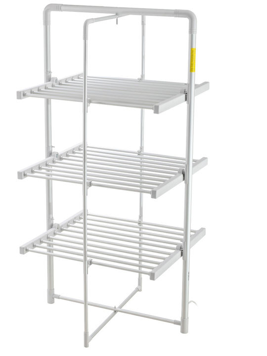 Adler Aluminum Folding Electric Floor Clothes Drying Rack 300W with Hanging Length 2m