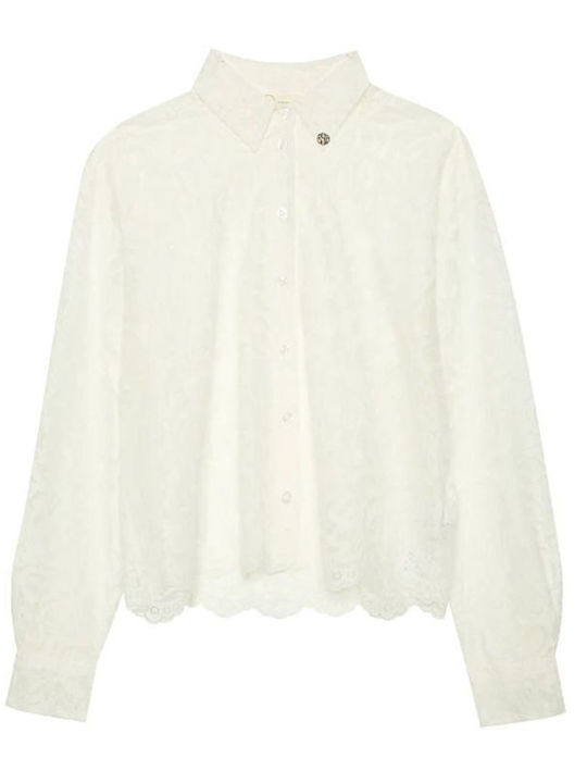Women's Long Sleeve Shirt Off-white