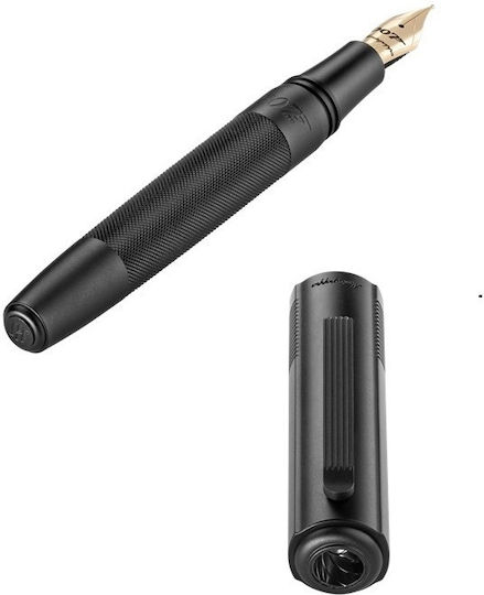 Montegrappa Πένα Γραφής Μπρούτζινη από Ορείχαλκο με Μαύρο Μελάνι